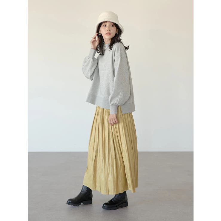 裏起毛モックネックプルオーバー[品番：EMEW0032121]｜earth