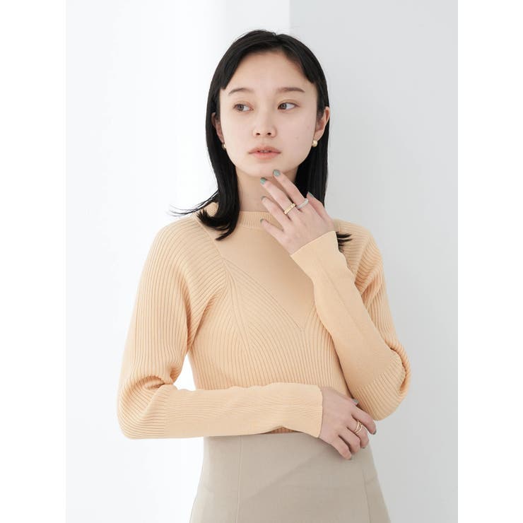 ハイネックビスチェニットトップス[品番：EMEW0033438]｜earth  