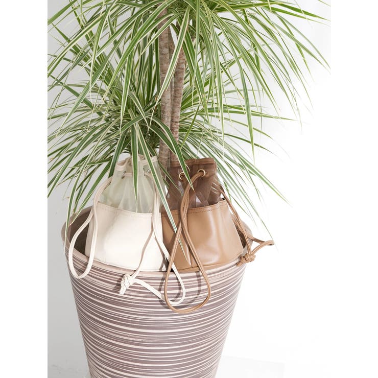 メッシュ巾着バッグ | earth music&ecology  | 詳細画像3 