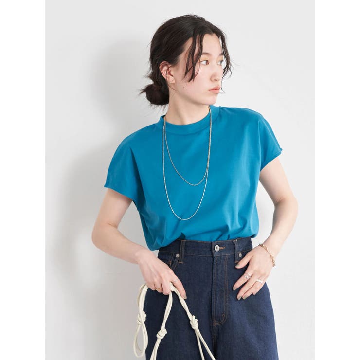 フレンチスリーブスムースTシャツ[品番：EMEW0035066]｜earth musicecology （アースミュージックアンドエコロジー  ）のレディースファッション通販｜SHOPLIST（ショップリスト）