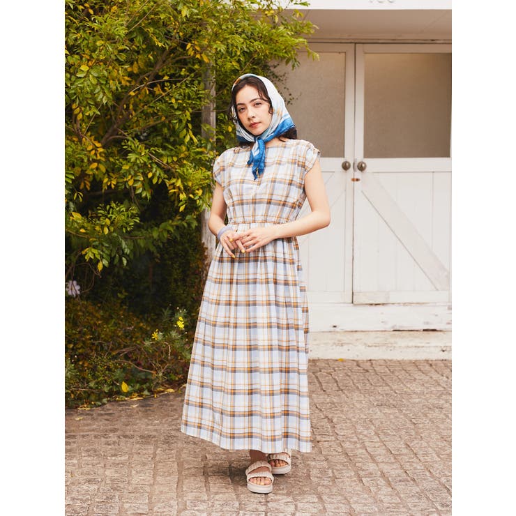 マドラスチェックワンピース[品番：EMEW0034019]｜earth music&ecology