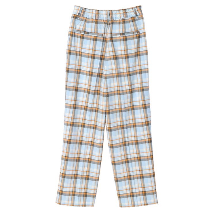 &エルシー　猫マドラスチェックパンツ アンドエルシー 猫マドラスチェックパンツ SHIPS 公式サイト