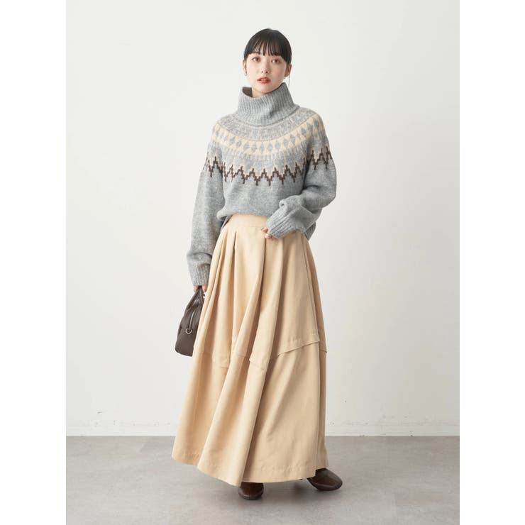 ノルディックショートニットプルオーバー[品番：EMEW0036818]｜earth