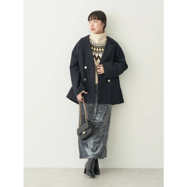 ノルディックショートニットプルオーバー[品番：EMEW0036818]｜earth