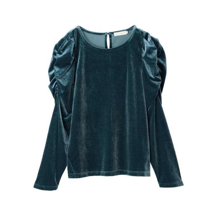 ベロアパワーショルダープルオーバー[品番：EMEW0036830]｜earth