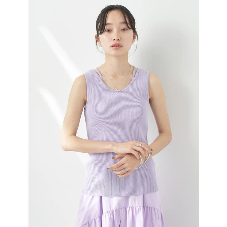 herlipto multi way knit set lavender S - アンサンブル