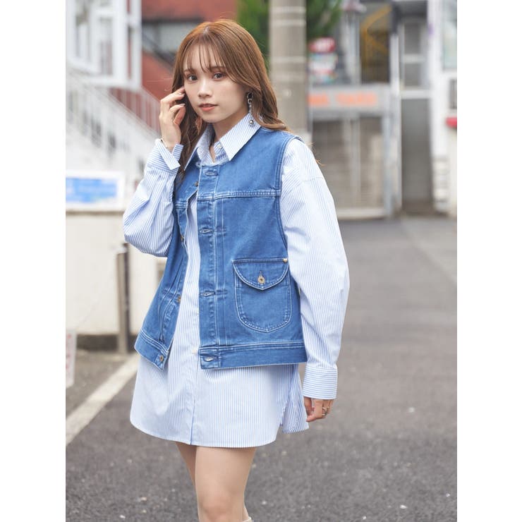 Lee×e.m.a.e DENIM VEST[品番：EMEW0038990]｜earth