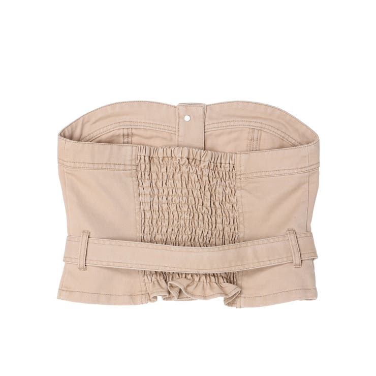 コットンツイルベルト付ビスチェ | earth music&ecology  | 詳細画像16 