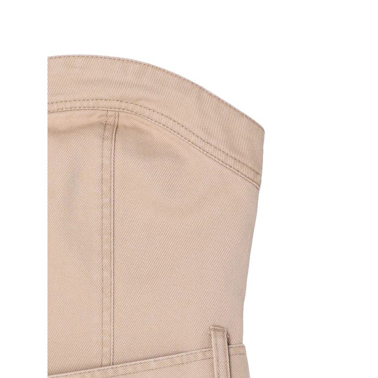 コットンツイルベルト付ビスチェ | earth music&ecology  | 詳細画像18 