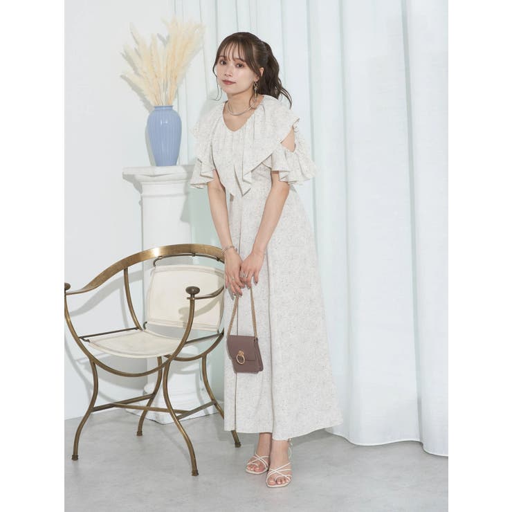 2WAY フリルスリーブワンピース[品番：EMEW0039728]｜earth  