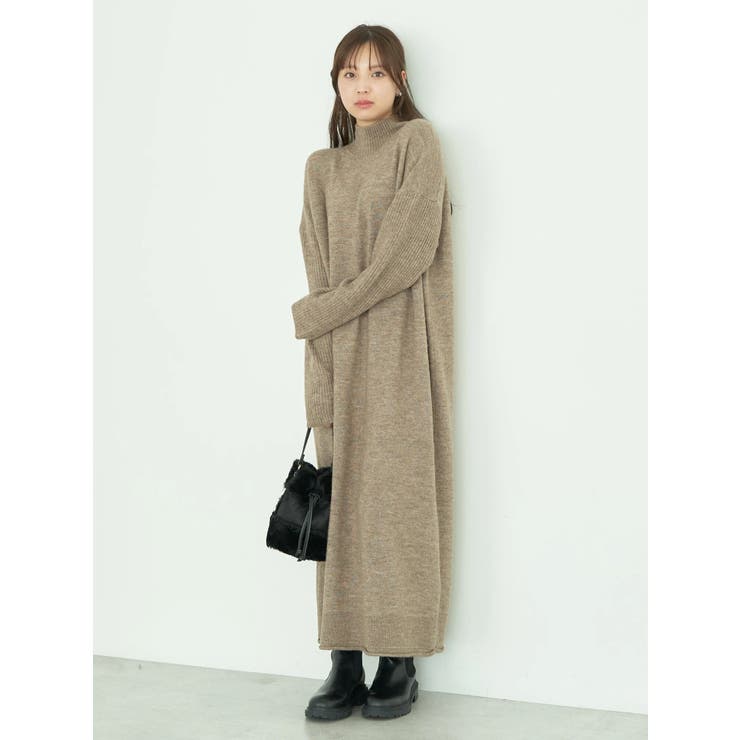 FLUFFYハイネックワンピース[品番：EMEW0042133]｜earth music&ecology  