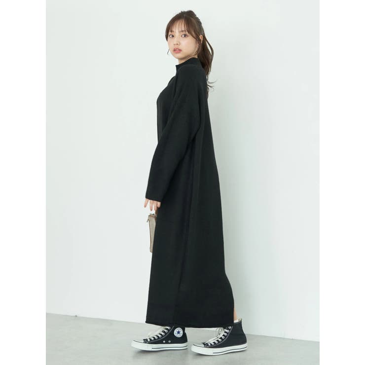 FLUFFYハイネックワンピース[品番：EMEW0042133]｜earth music&ecology  