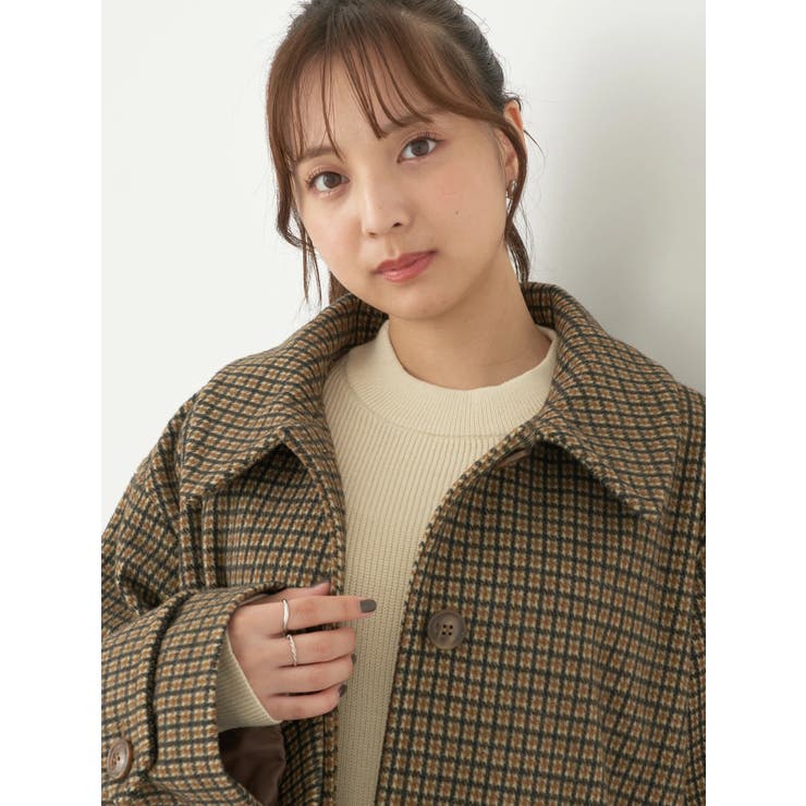 BEAUTY&YOUTH UNITED ARROWS ステンカラー チェックコート