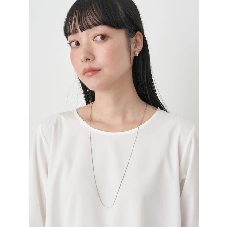 SET2点ベスト+バックプリーツブラウス | earth music&ecology  | 詳細画像14 