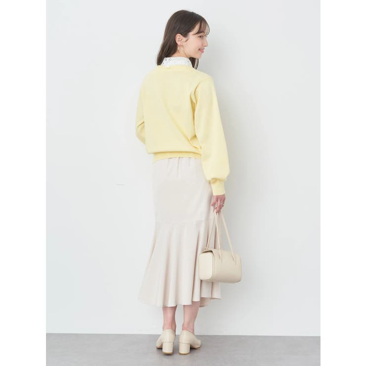 襟付きニットプルオーバー | earth music&ecology  | 詳細画像17 