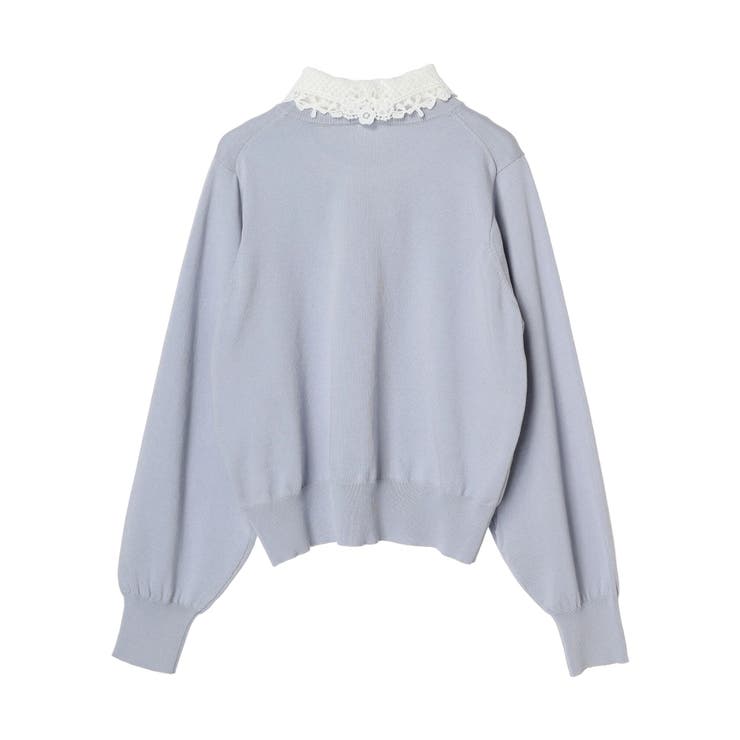 襟付きニットプルオーバー | earth music&ecology  | 詳細画像24 