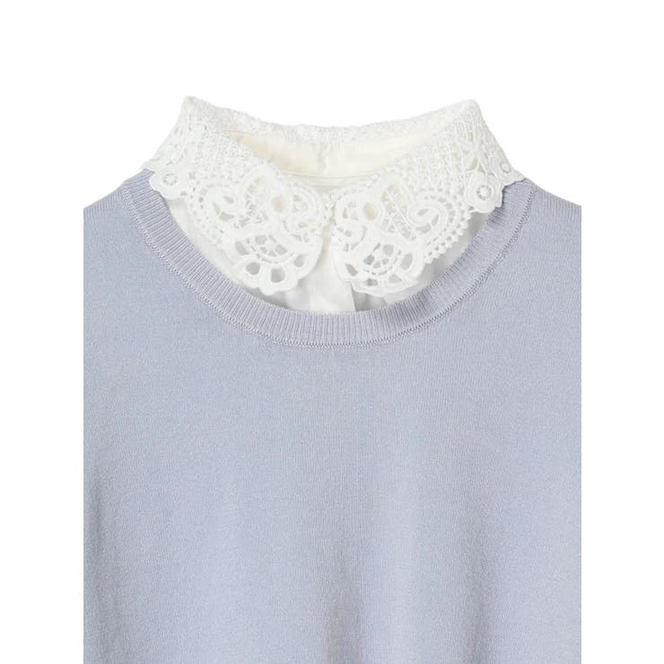 襟付きニットプルオーバー | earth music&ecology  | 詳細画像25 