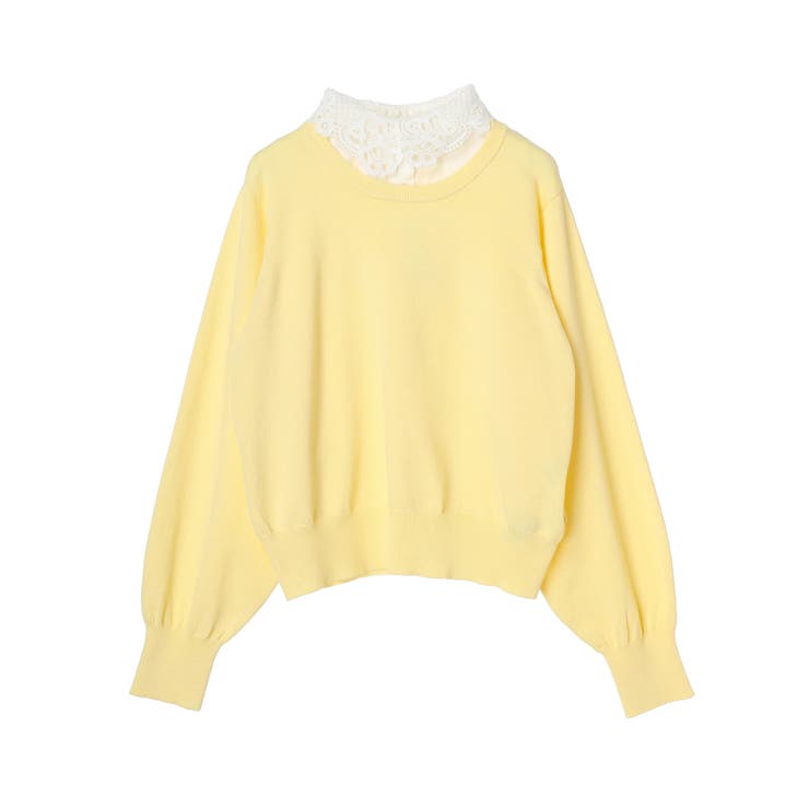 襟付きニットプルオーバー | earth music&ecology  | 詳細画像34 