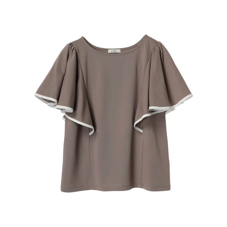 パイピングフレアスリーブカットソー | earth music&ecology  | 詳細画像39 