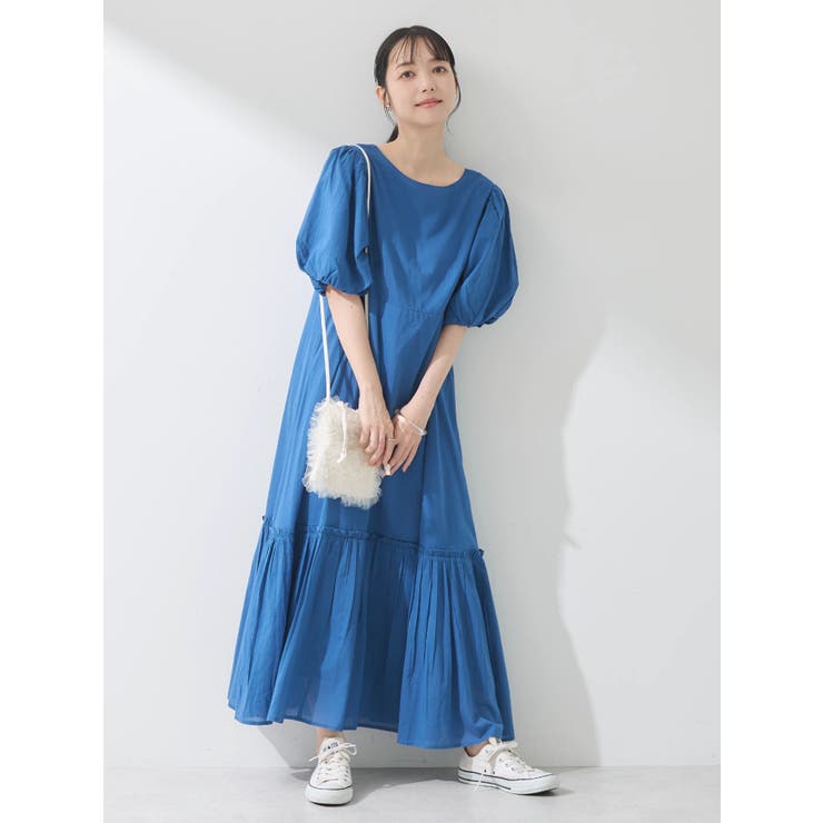 新品未使用　eco bich エコビッチ　パフスリーブ　ラッシュワンピース eco bitch beach style パフスリーブラッシュワンピース