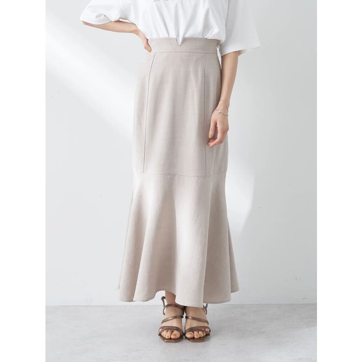 リネンマーメイドスカート Loungedress スカート リネンマーメイドスカート : ZOZOTOWN