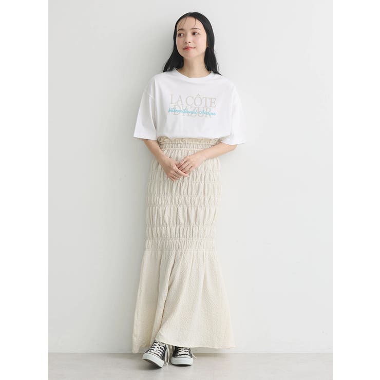 2wayシャーリングキャミワンピース | earth music&ecology  | 詳細画像6 