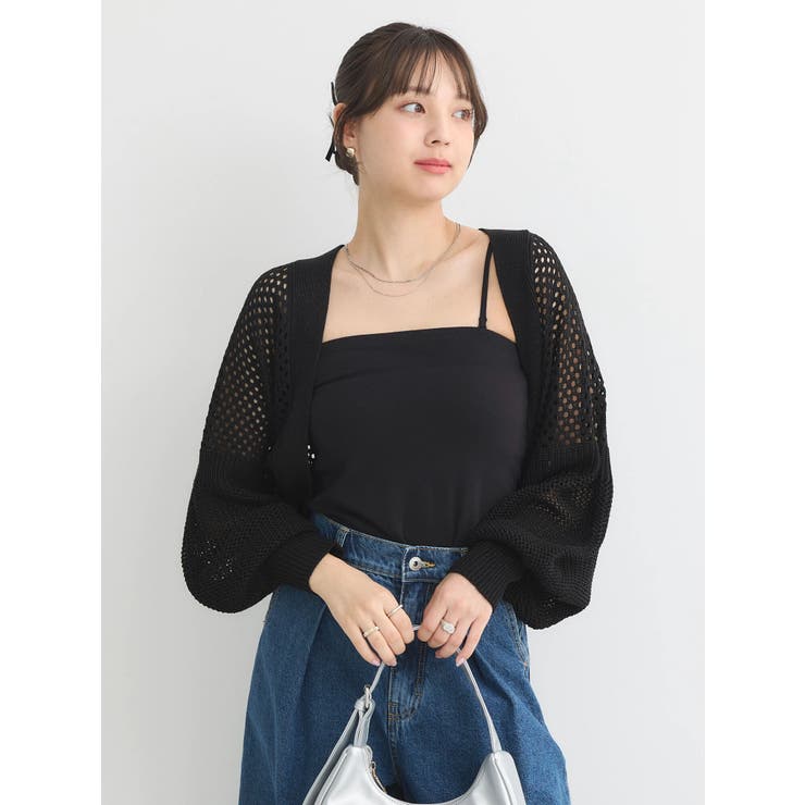 メッシュボレロ[品番：EMEW0044015]｜earth music&ecology （アース