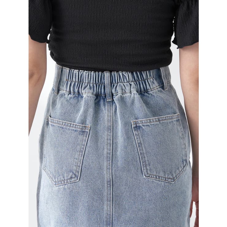 ビジューデニムミニスカート | earth music&ecology  | 詳細画像20 