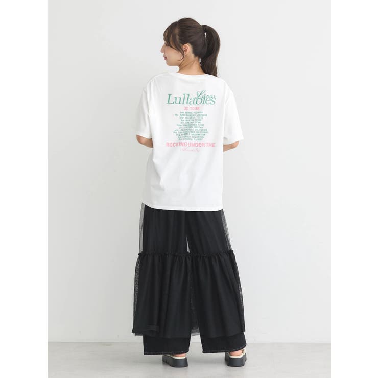 ツアープリントTシャツ[品番：EMEW0044931]｜earth