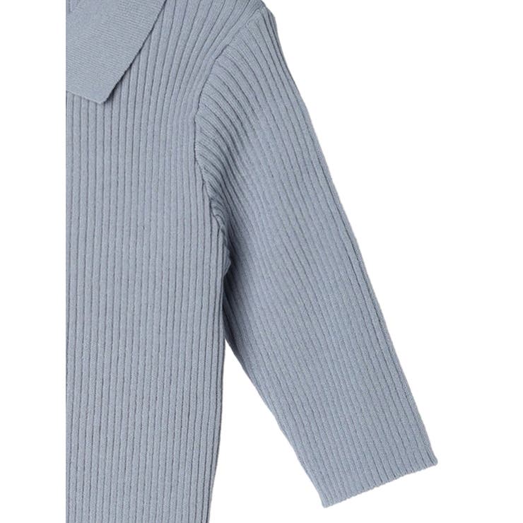 リブコンパクトカーディガン | earth music&ecology  | 詳細画像24