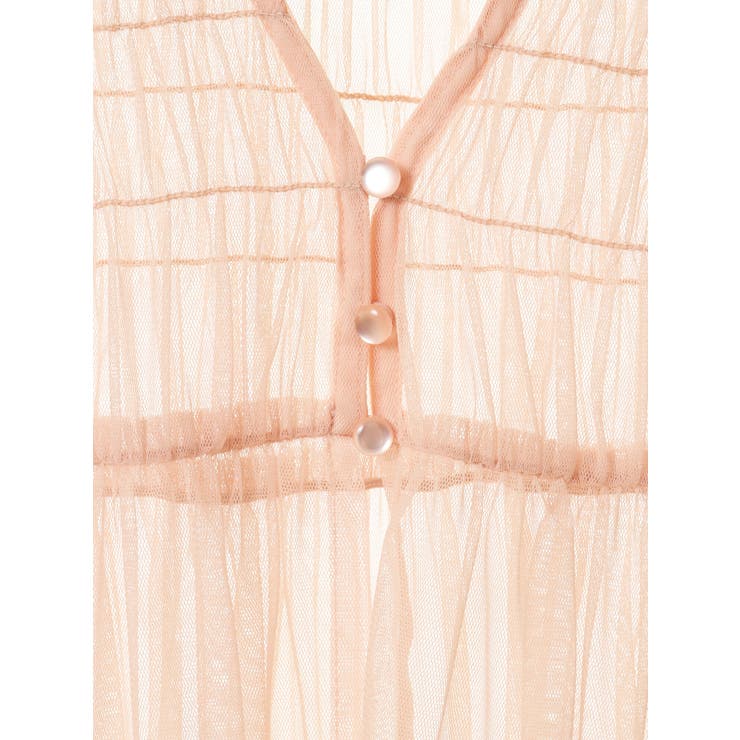 シャーリングチュールワンピース | earth music&ecology  | 詳細画像19 