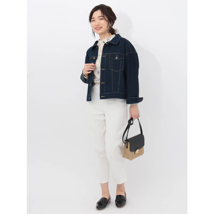 Wrangler WR ルーミーテーパードホワイトデニムパンツ | Green Parks  | 詳細画像5 