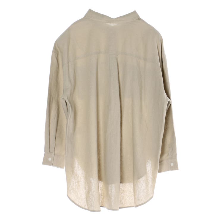 リネン両ポケットシャツ | Green Parks  | 詳細画像9 