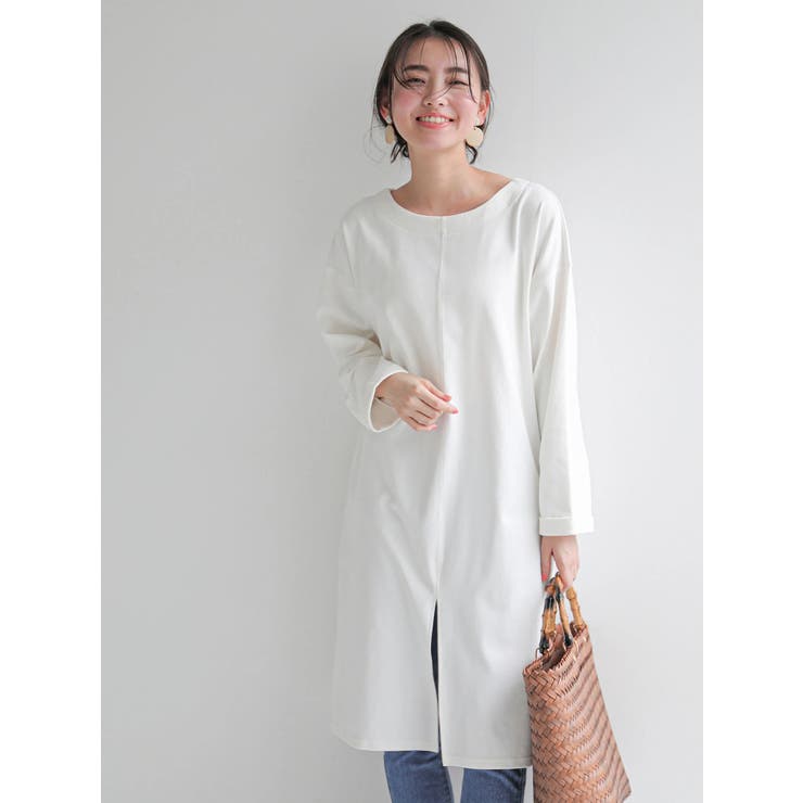 ・furry rate センタースリットチュニック | Green Parks  | 詳細画像1 