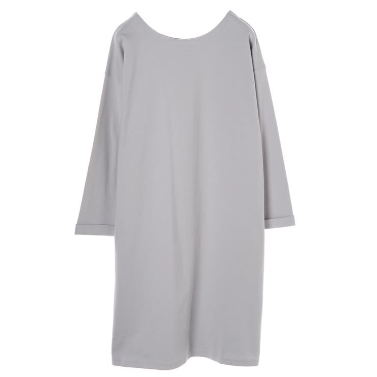 ライトグレー | ・furry rate センタースリットチュニック | Green Parks 