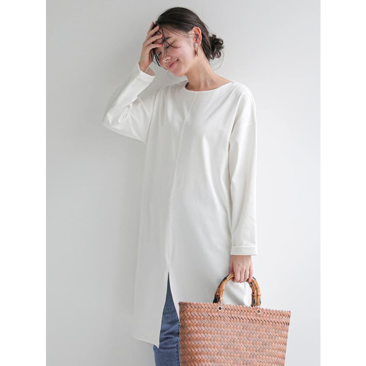 ・furry rate センタースリットチュニック | Green Parks  | 詳細画像2 