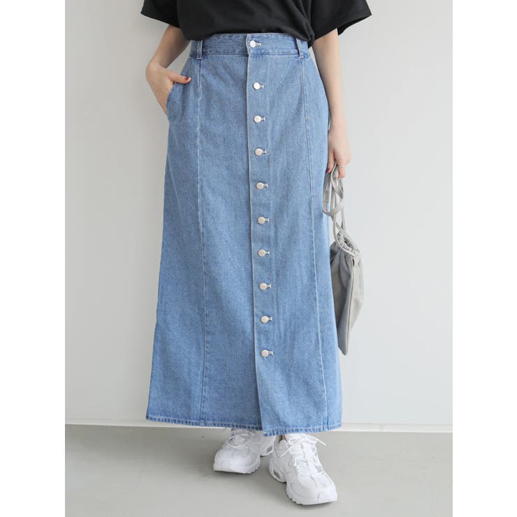 Sugar Spoon フロントボタンデニムスカート 品番 Grpw Green Parks グリーン パークス のレディースファッション通販 Shoplist ショップリスト