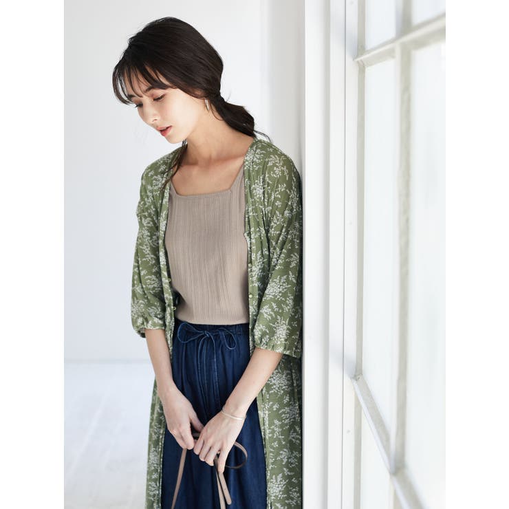 花柄単色カットワンピース 品番 Grpw Green Parks グリーンパークス のレディースファッション通販 Shoplist ショップリスト