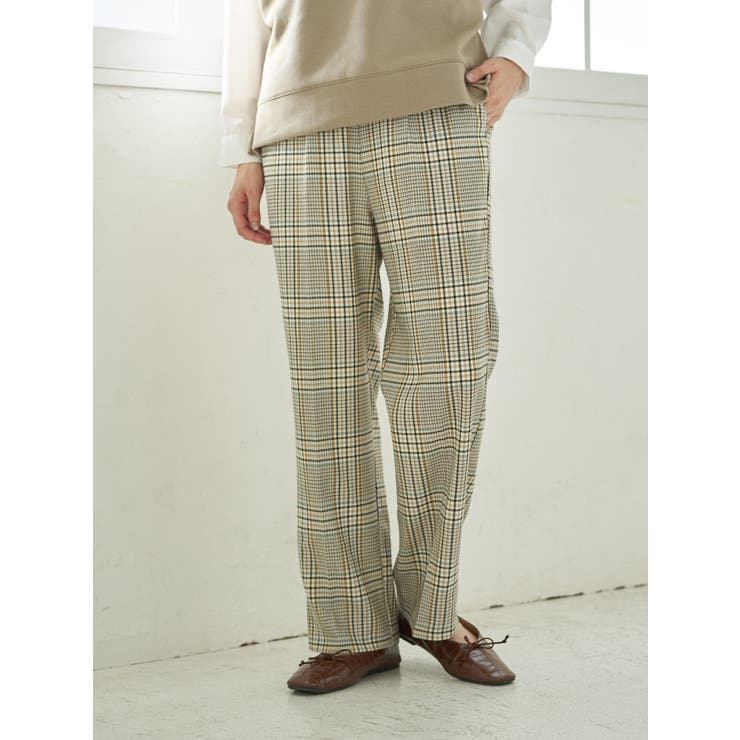 ストレートチェックパンツ 品番 Grpw Green Parks グリーンパークス のレディース ファッション通販 Shoplist ショップリスト