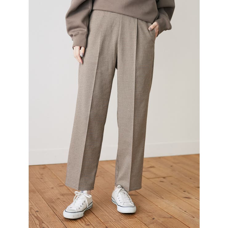 ベーシックチェックパンツ 品番 Grpw Green Parks グリーンパークス のレディース ファッション通販 Shoplist ショップリスト