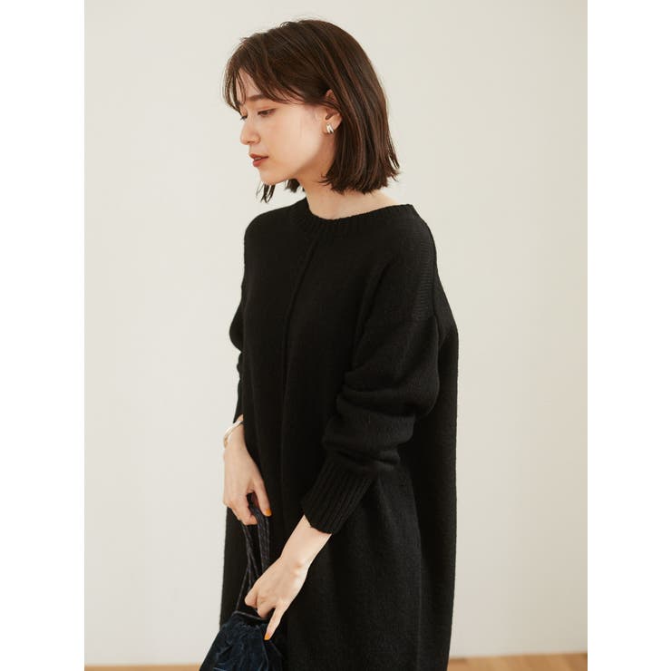 ハンズオブクリエイション新品タグ付きざっくりニット　ブラック ハンズオブクリエイション新品タグ付きざっくりニット ブラック - メルカリ