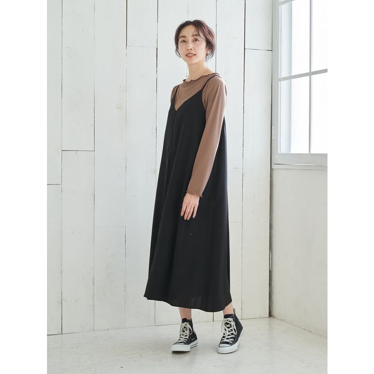 Web限定 2点セットロングキャミワンピ リブメローインナー 品番 Grpw Green Parks グリーンパークス のレディースファッション通販 Shoplist ショップリスト