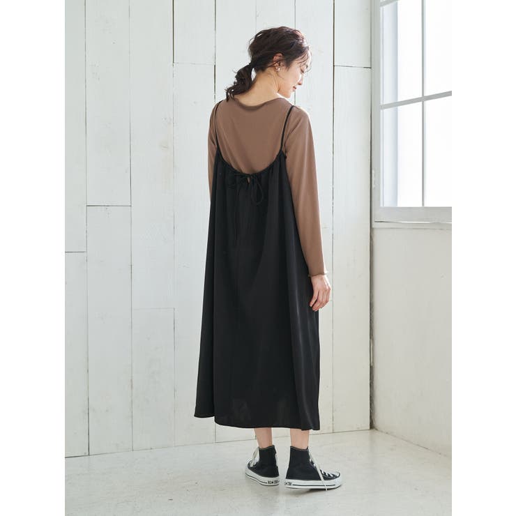 Web限定 2点セットロングキャミワンピ リブメローインナー 品番 Grpw Green Parks グリーンパークス のレディースファッション通販 Shoplist ショップリスト