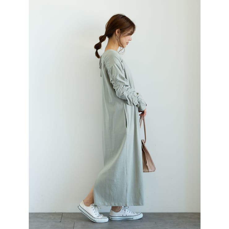 Sugar Spoon ギャザーラグランワンピース 品番 Grpw Green Parks グリーンパークス のレディースファッション通販 Shoplist ショップリスト