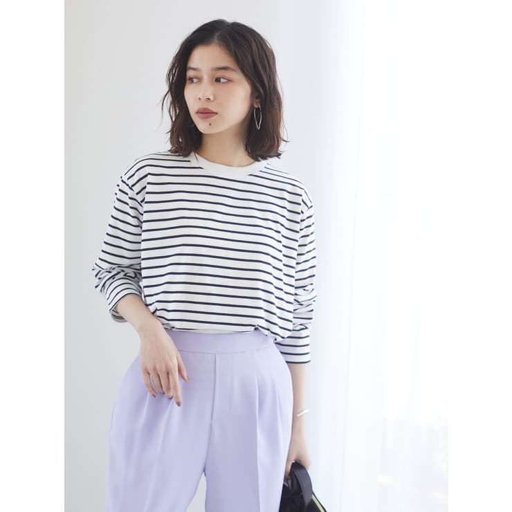 ボーダーロンt 品番 Grpw Green Parks グリーンパークス のレディース ファッション通販 Shoplist ショップリスト