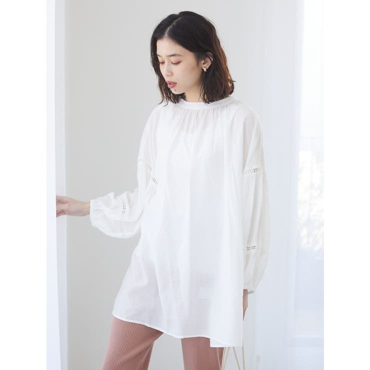 SUGAR SPOON 2wayギャザーチュニック[品番：GRPW0026876]｜Green Parks