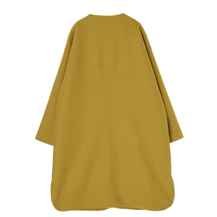 ノーカラーコート[品番：GRPW0032021]｜Green Parks （グリーン