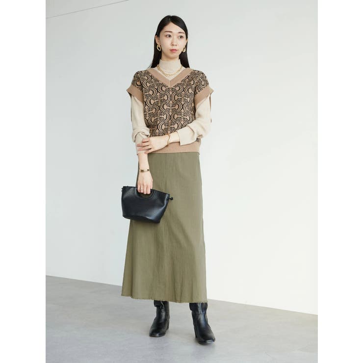 ・ジャガードニットベスト | Green Parks  | 詳細画像39 