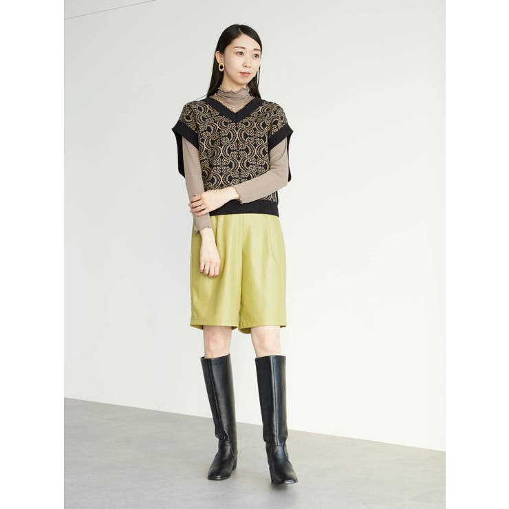 ・ジャガードニットベスト | Green Parks  | 詳細画像42 