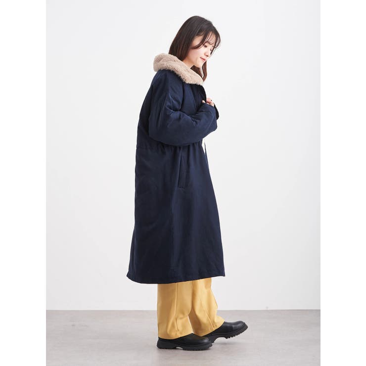ELENCARE DUE ナカワタモッズコート[品番：GRPW0032468]｜Green